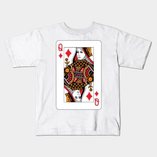 Queen of Diamonds Kids T-Shirt